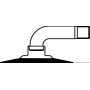 Riepu kamera 15x6.00-6 ( vārsts ir saliekts 90° leņķī )